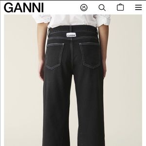 🚫SOLD🚫Ganni Classic Denim Wide Fit Black Wash